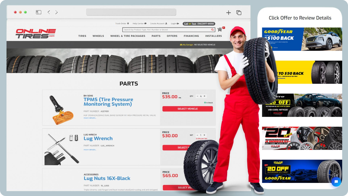 Online Tires — Automotive eCommerce