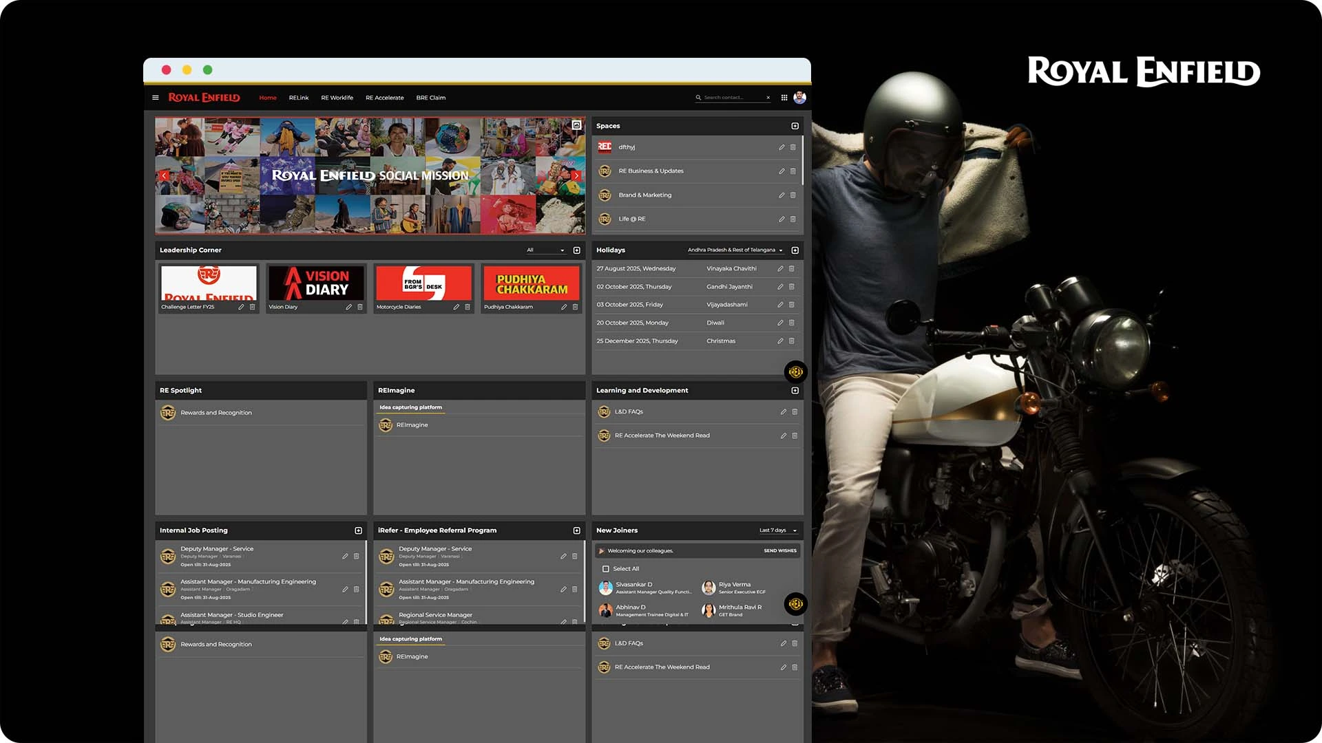 Royal Enfield — Digital Workplace Platform